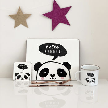 Hello Panda Placemat, 2 of 4