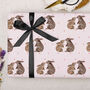 Three Sheets Of Bunny Anniversary Wrapping Paper, thumbnail 2 of 2