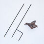 Recycled Wire Duck Garden Stake Decoration, thumbnail 5 of 6