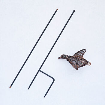 Recycled Wire Duck Garden Stake Decoration, 5 of 6