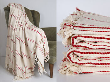 Personalised Handwoven Blanket, Gift For Her, 8 of 8