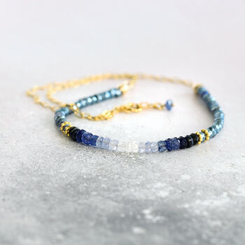 Blue Sapphire Necklace, 6 of 12