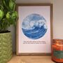 'You Are Not A Drop In The Ocean' Hand Painted Print, thumbnail 7 of 8