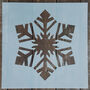 Snowflake Stencil For Diy Christmas Projects, thumbnail 1 of 4