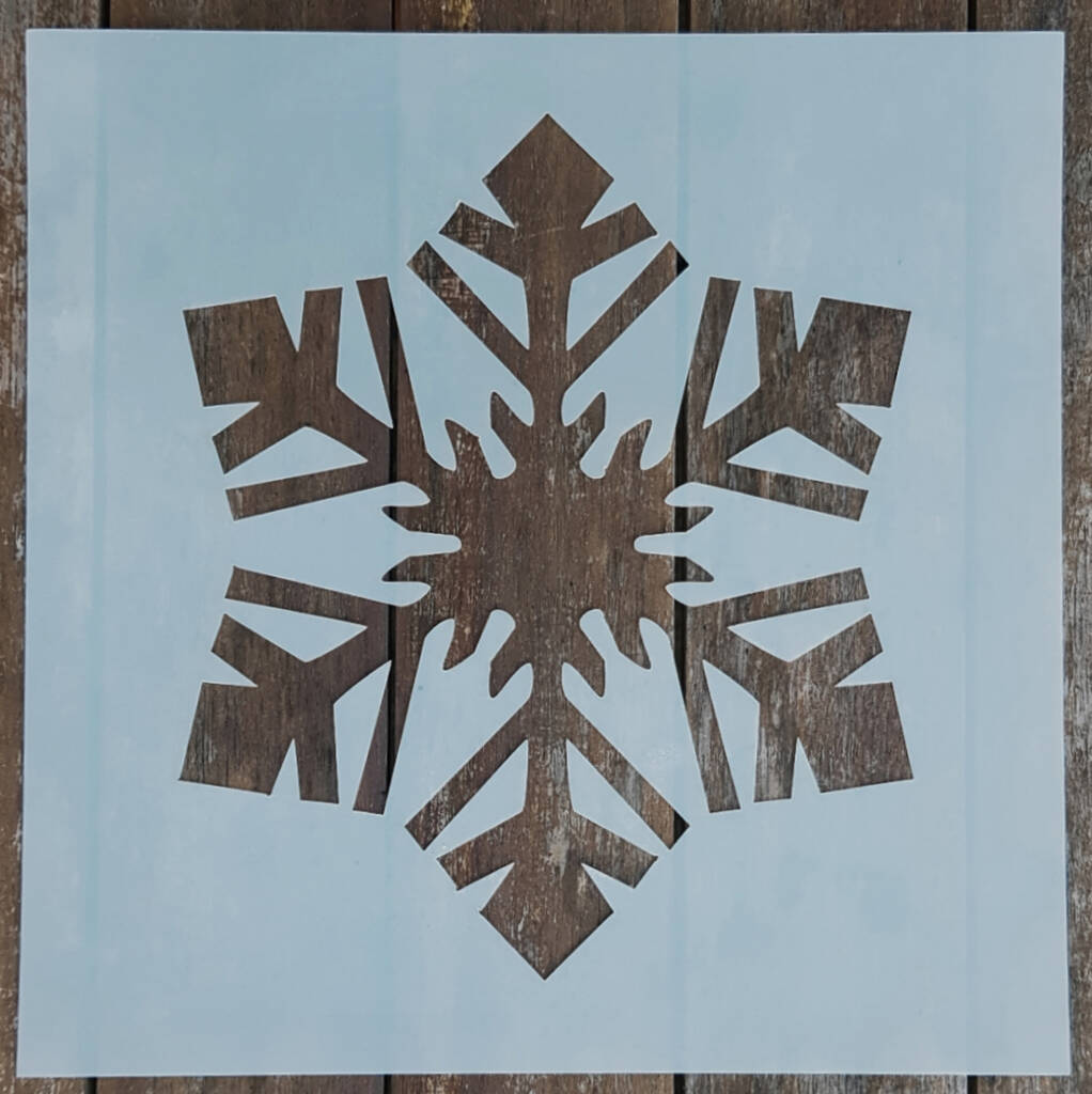 Snowflake Stencil For Diy Christmas Projects, 1 of 4