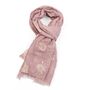 Metallic Gold Mulberry Tree Of Life Scarf, thumbnail 5 of 9