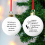 Personalised Carried For A Moment Bauble, thumbnail 2 of 3