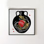 'Meta Koi' Japanese Kintsugi Vase Art Print, thumbnail 1 of 4