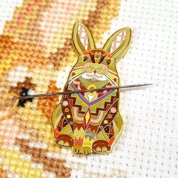 Mandala Rabbit Cross Stitch Kit, 3 of 9
