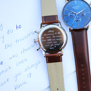 Your Own Handwriting Engraved Men's Architect Motivator, 5 of 10