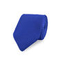 Wedding Handmade Polyester Knitted Pocket Square In Royal Blue, thumbnail 4 of 8