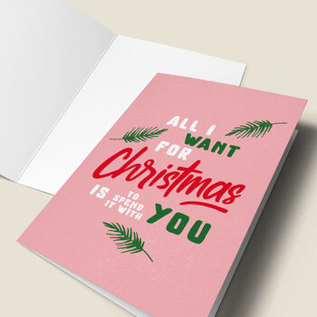 'Spend It With You' Christmas Card, 4 of 4
