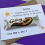 Personalised Graduation Exam Results Chocolate Galaxy Card, thumbnail 3 of 3