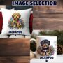 Personalised Jackapoo In Christmas Lights, thumbnail 2 of 10