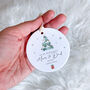 Mum And Dad Christmas Ceramic Ornament Gift, thumbnail 4 of 7