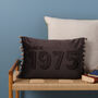 Personalised 50th Birthday Velvet Cushion, thumbnail 7 of 12