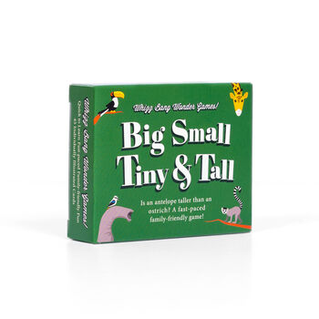 Big Small Tiny And Tall Card Game, 4 of 4