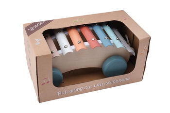 Personalised Pull Along Xylophone Baby Toy, 3 of 7