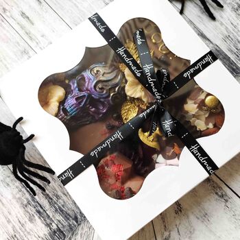 Vegan Chocolate Skull – Personalised ‘Spooky’ Gift, 4 of 9