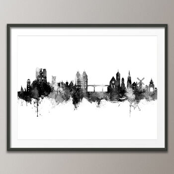 Scarborough Skyline Cityscape Art Print, 3 of 7