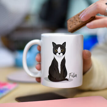 Personalised Cat Name Mug Gift, 4 of 7