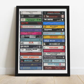 Personalised 41st Birthday Print Music From 1984, 7 of 7