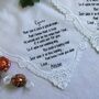 Mother Of The Groom Custom Hanky Gift From Bride, thumbnail 4 of 7