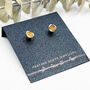 9ct Gold Rose Earrings, thumbnail 3 of 10