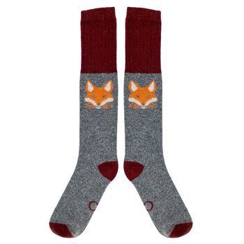 Men's Soft Lambswool Knee Socks, 2 of 8