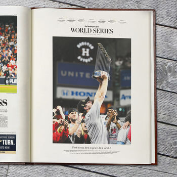 Washington Nationals Personalised Gift Newspaper Book, 9 of 11