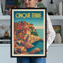 Cinque Terre, Italy Travel Print, thumbnail 5 of 9