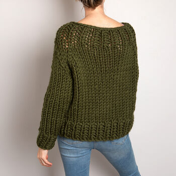 Claire Jumper Easy Knitting Kit, 2 of 10