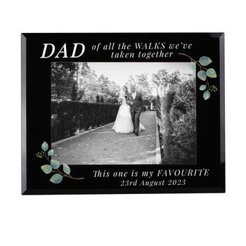 Personalised Father Of Bride Glass Frame 5x7, 6 of 6