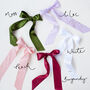 Personalised Wedding Bouquet Ribbon Placement Print, thumbnail 8 of 8