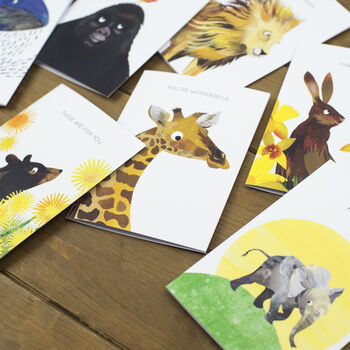 'You're Wonderful' Giraffe Greetings Card, 2 of 6