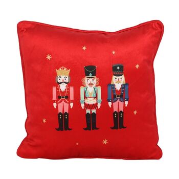 Square Nutcracker Cushion, 2 of 2