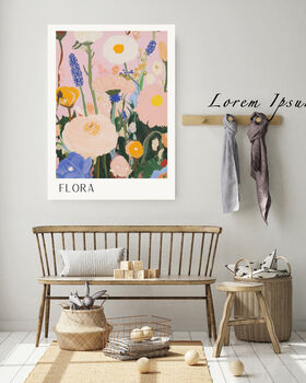 Flora Flower Meadow Art Print, 2 of 3
