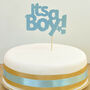 New Baby Boy Cake Topper, thumbnail 1 of 3