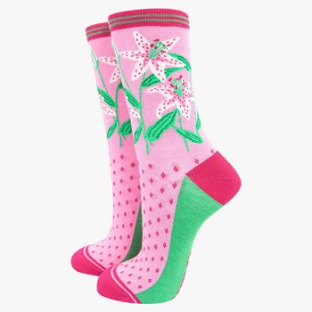 Women's Bamboo Socks Gift Box Classic Floral, 4 of 4