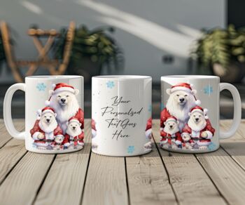 Personalised Christmas Polar Bear Family Mug, 2 of 2
