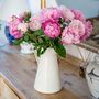 Fresh Handmade Pink Peonies Bouquet, thumbnail 2 of 4
