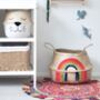 Tassel Rainbow Toy Storage Belly Basket, thumbnail 6 of 7