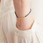 Blue Lapis Lazuli Beaded Bracelet, thumbnail 3 of 11