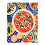 Margherita Mezze Pizza Kitchen Vibrant Wall Art Print, thumbnail 6 of 6