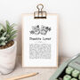Theatre Lover Gift Mini Print With Hanger, thumbnail 1 of 7