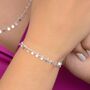 Personalised Mini Silver Star Cluster Bracelet, thumbnail 4 of 9