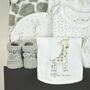 Little One Giraffe New Baby Gift Set Hamper, thumbnail 4 of 6
