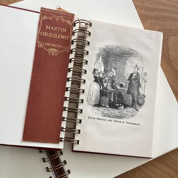 'Martin Chuzzlewit' Upcycled Notebook, 2 of 4