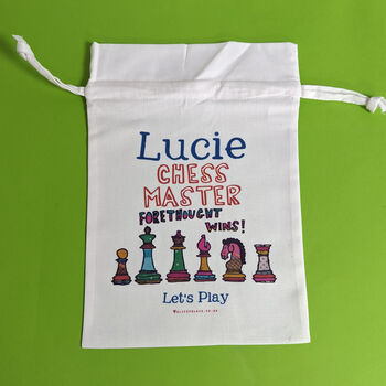 Personalised Chess Bag, 5 of 5