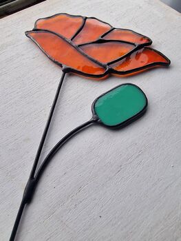 California Poppy Stained Glass Flowers, 4 of 6